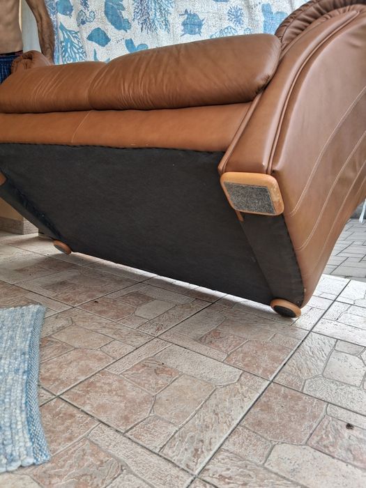 Set canapele piele naturala