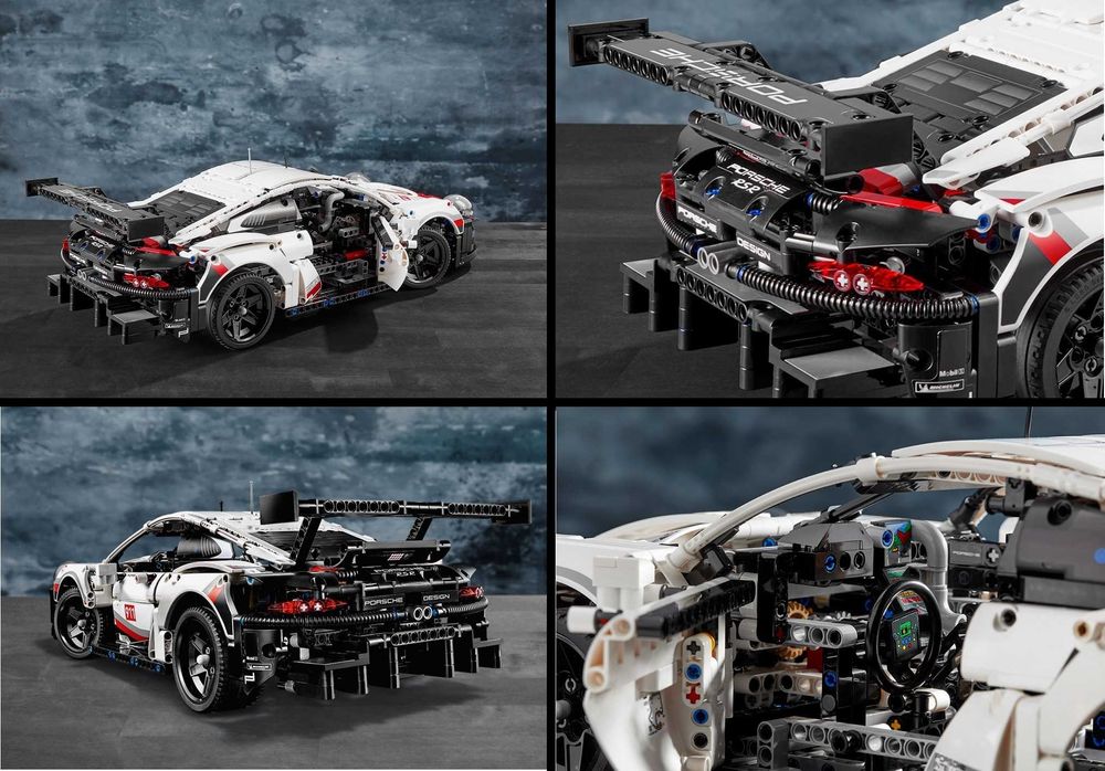 Запечатано LEGO Technic Porsche 911 RSR 42096, 1580 части