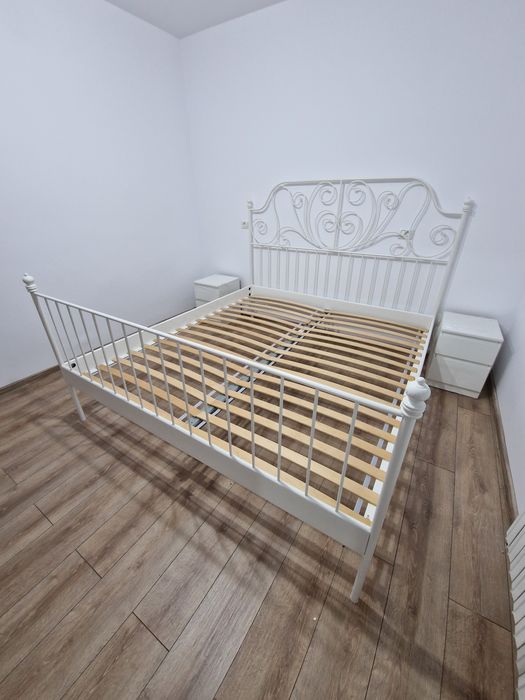 Pat ikea 180cm cu saltea