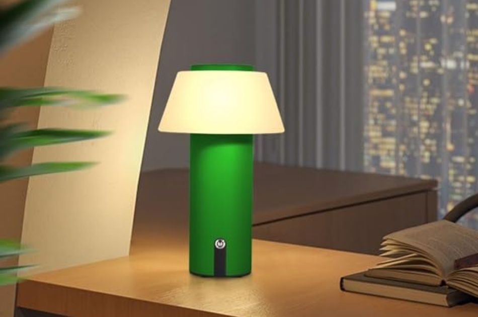 Lampă de Masă LED Fără Fir – Reîncărcabilă, Tactilă, Reglabilă
