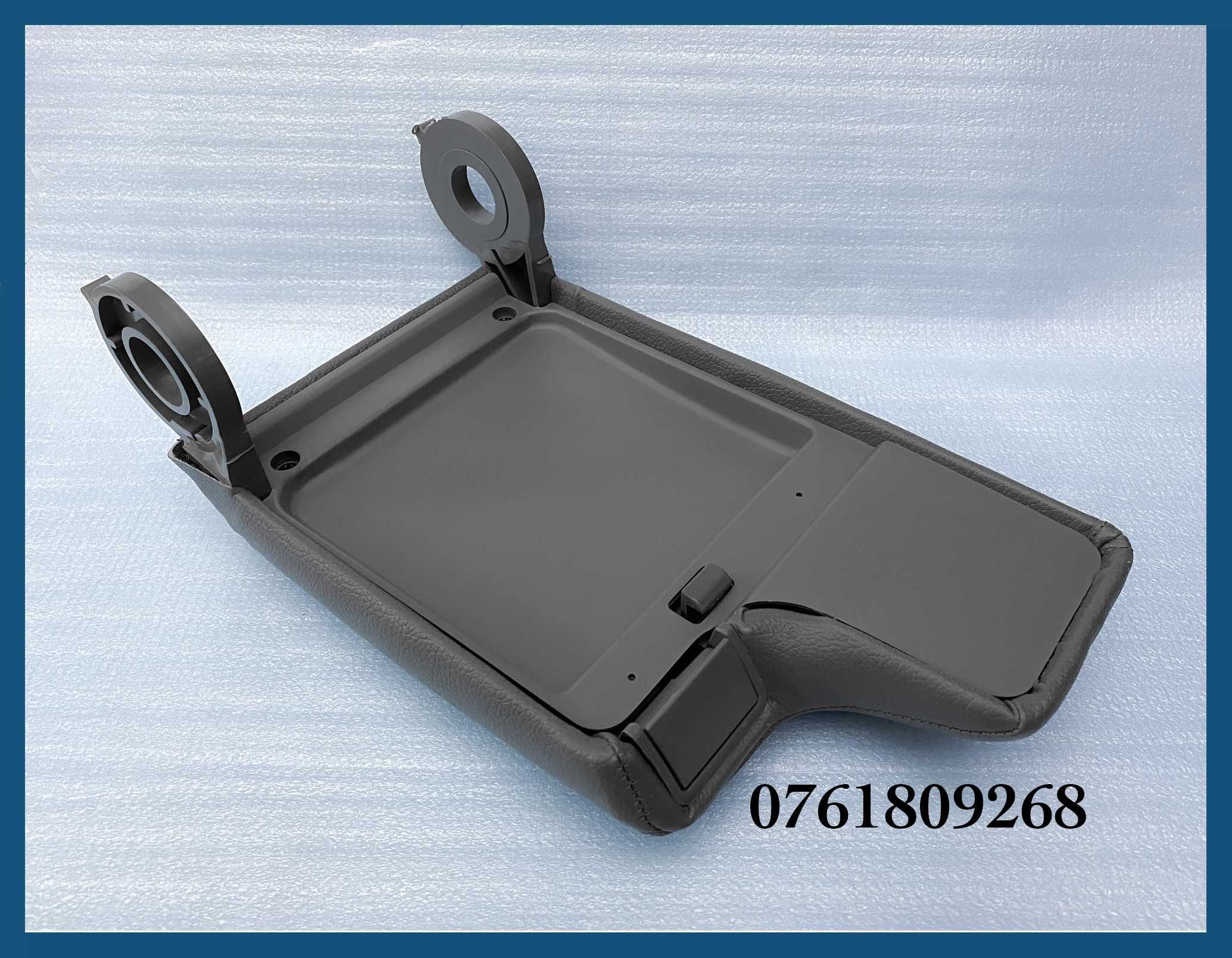 Capac piele cotiera pentru BMW seria 3 E46 (1998-2005) - negru gri bej