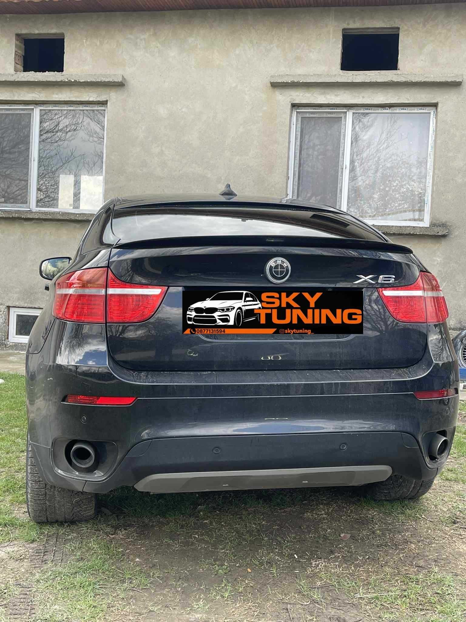 Лип спойлер багажник BMW E71 X6 серия lip spoiler M бмв Е71 х6