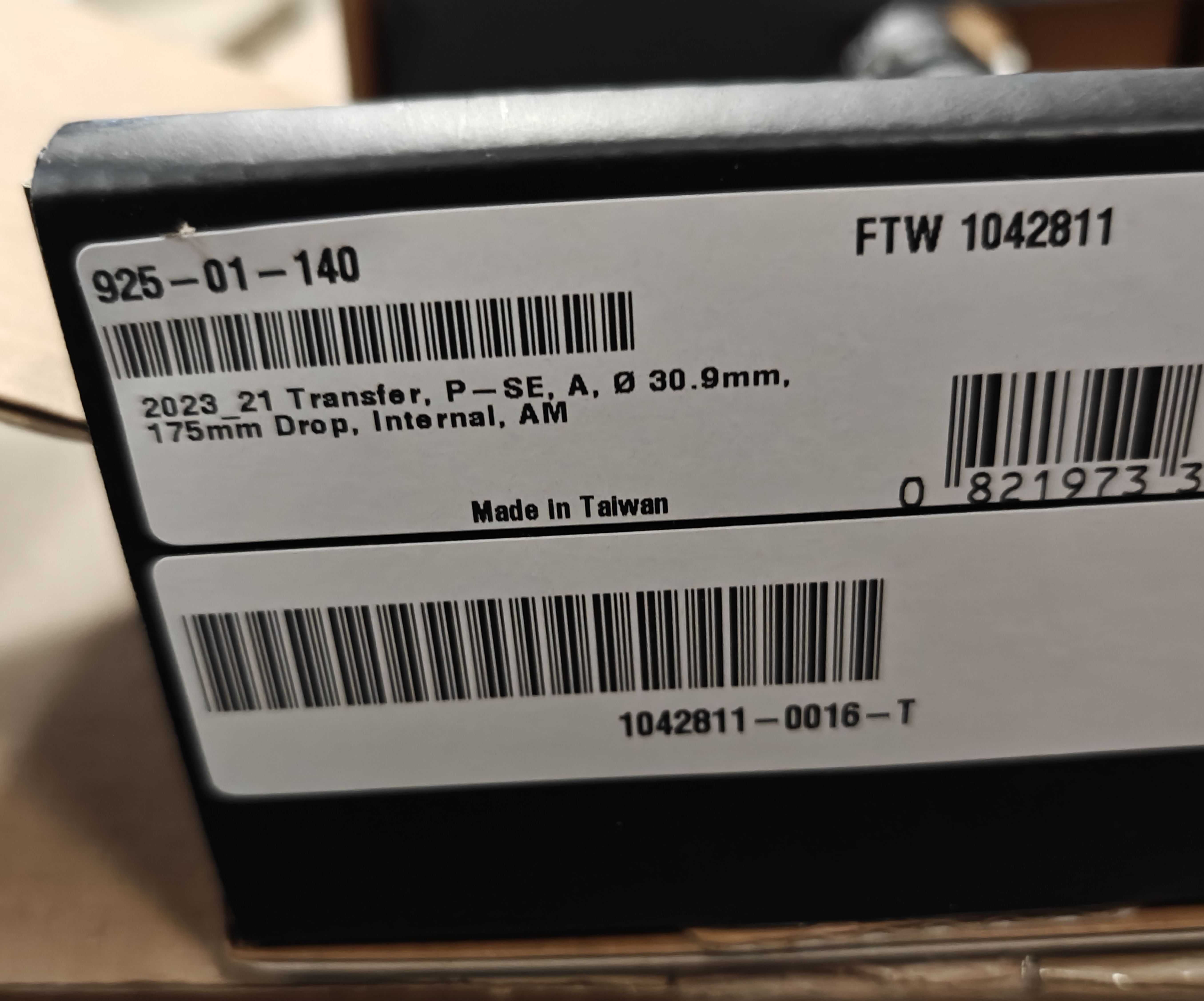 FOX Transfer Performance Elite Dropper Seatpost 2023, 175mm и 150мм