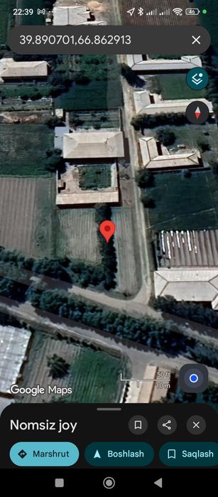 9 sotix boʻsh yer uchastkasi sotiladi