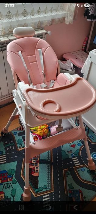 Scaun masa bebe cu pozitie de somn