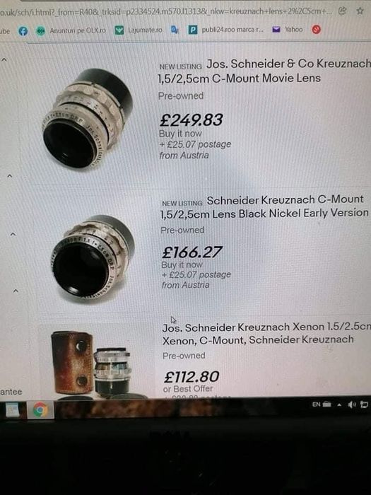 Cameră Siemens B 16mm Cine Film ,an 1938 + obiectiv & magazie