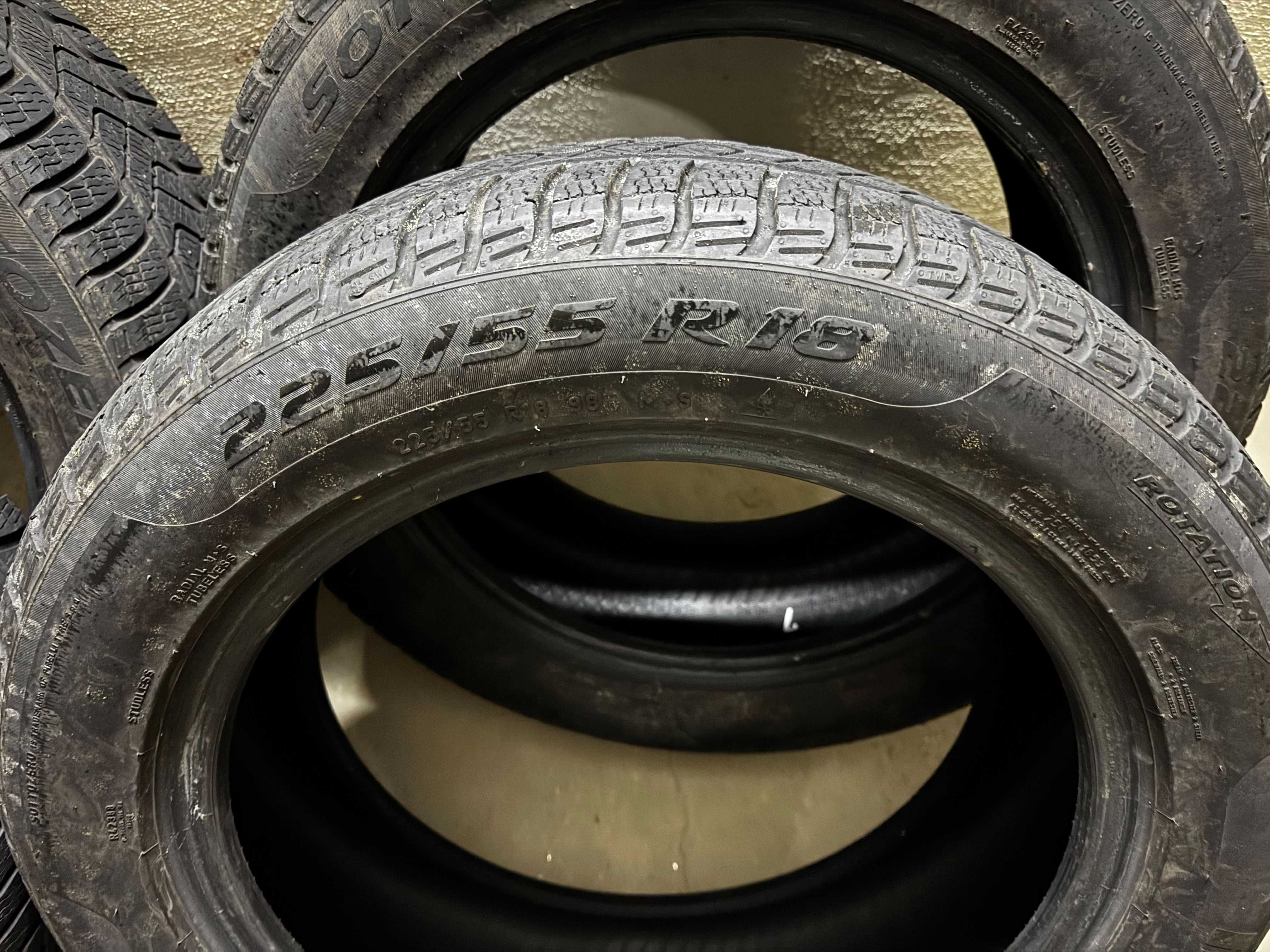 Продавам зимни гуми Pirelli 225/55/18