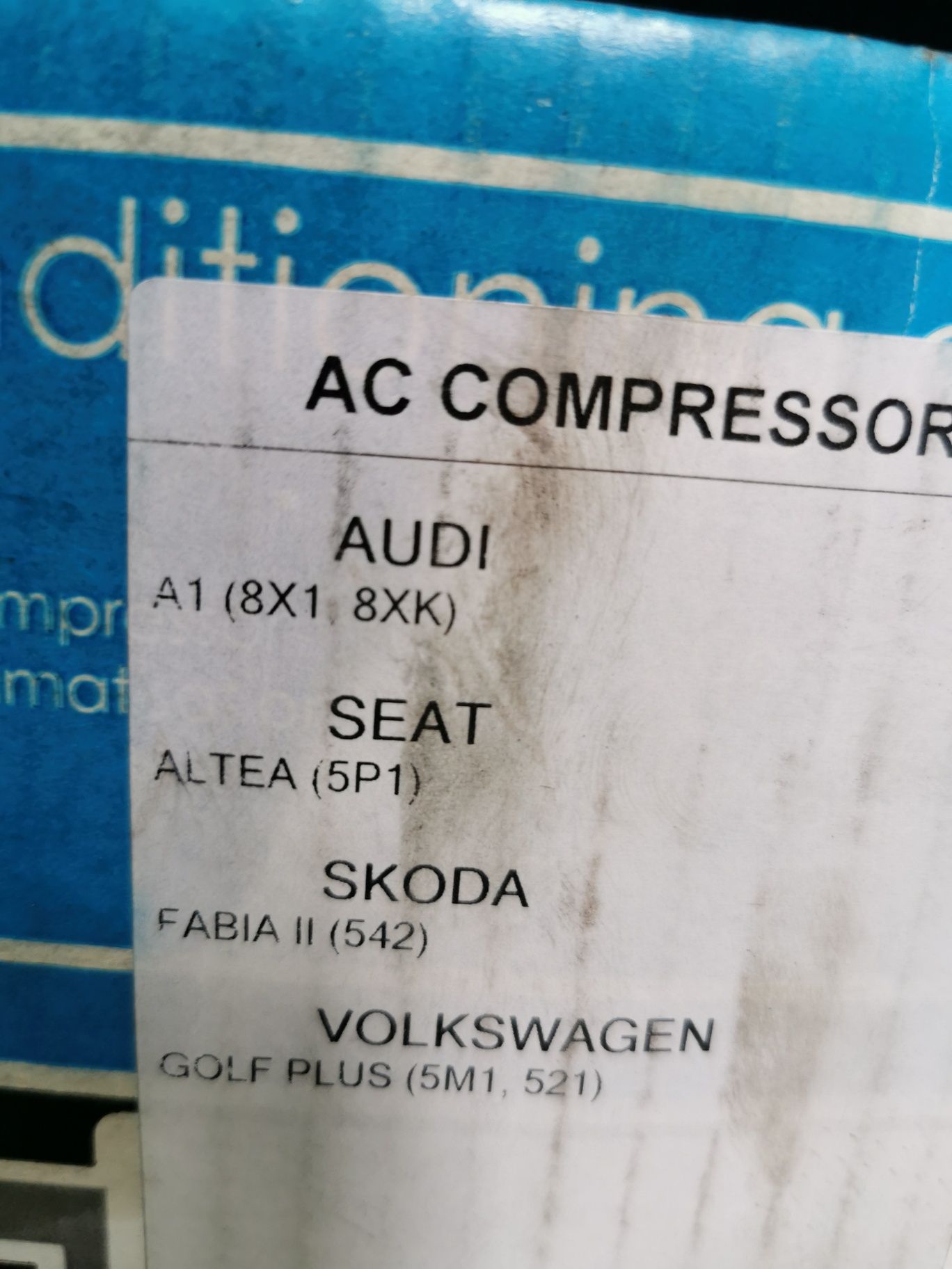 Compresor clima VW/Audi/Skoda/Seat