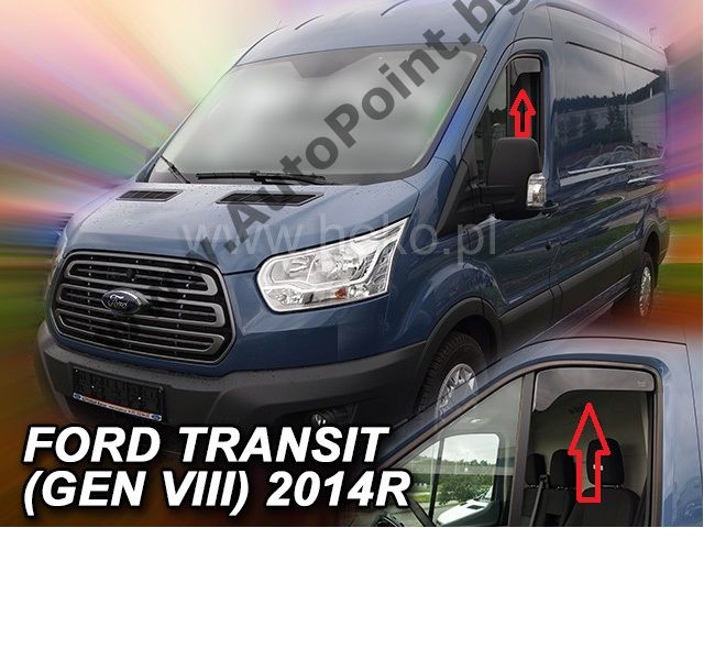 Ветробрани HEKO Ford Transit от 2013 2 боря Малък
