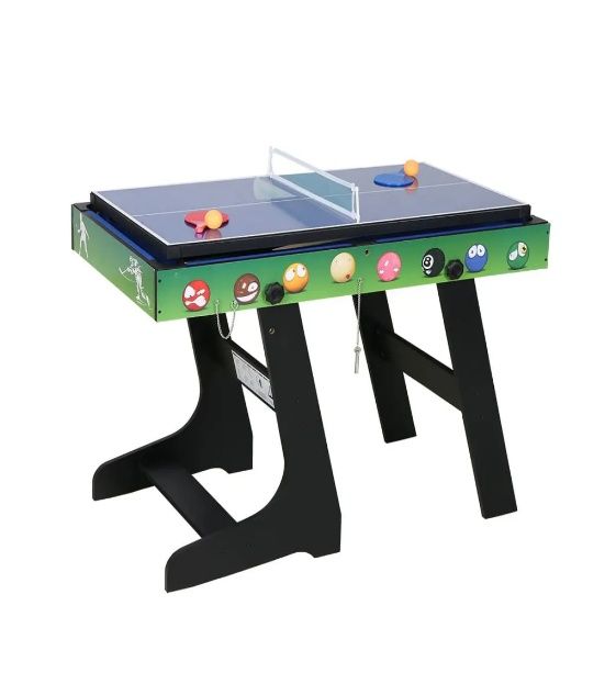 Игра 4 в 1 джаги, билярд, пинг-понг, въздушен хокей SC0062GN-A