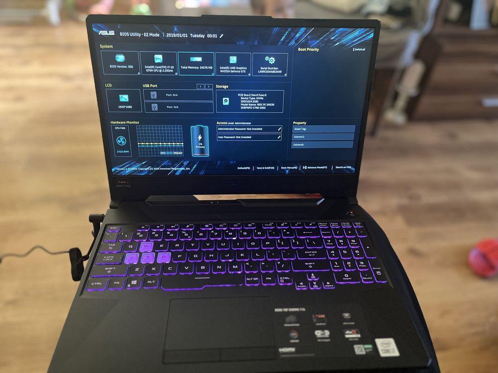 Чисто нов Asus TUF Gaming F15 FX506LU