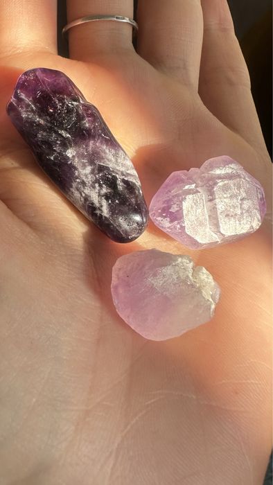 Аметист! Тактильные камушки.
