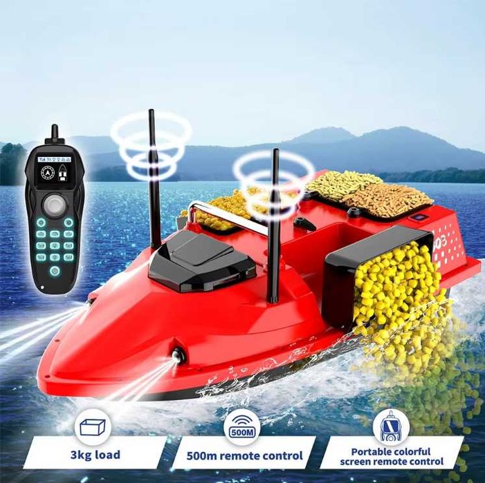 Последен модел лодка за захранка Flytec V803