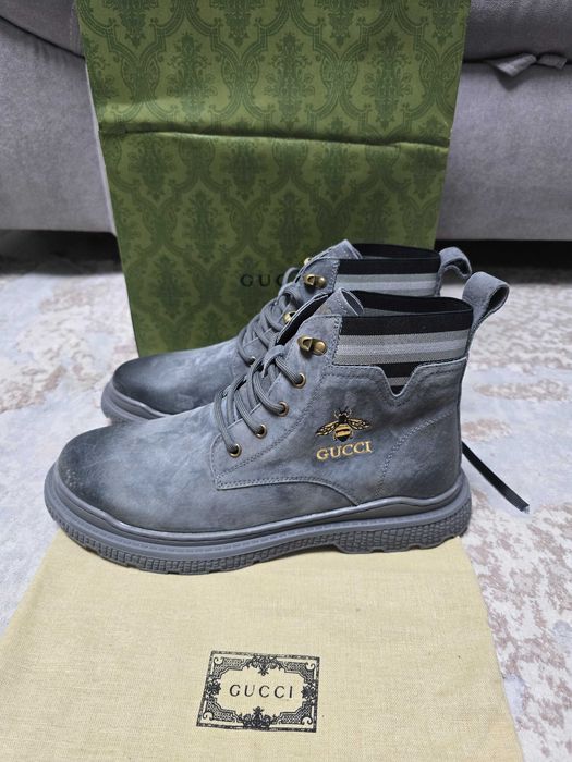 Ghete Gucci Gri ~ Marimea 42 ~ Nou