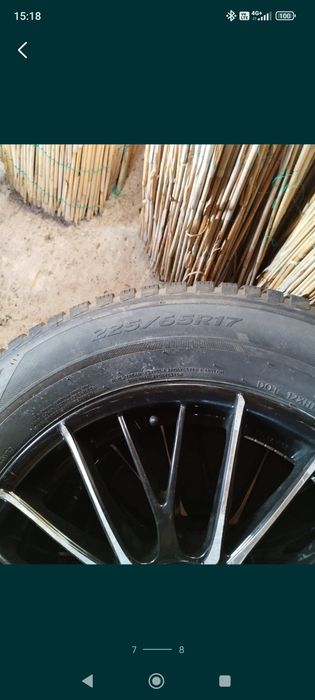 Set jante + cauciucuri iarna Mazda