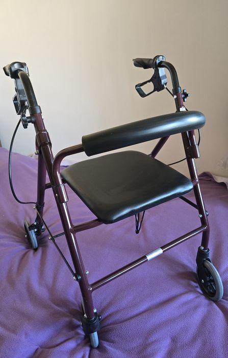 Rolator cu scaun si cosulet