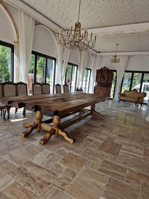 Mese Mobilier interior și exterior, paturi, bănci,lemn masiv
