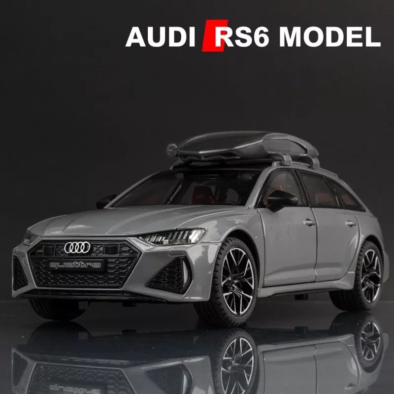 Macheta auto Audi RS6, metalica, scara 1:24