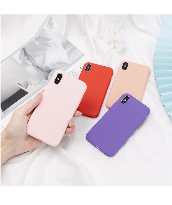 Iphone X XR XS MAX - Husa X Level Silcon Catifea Interior Lether Skin