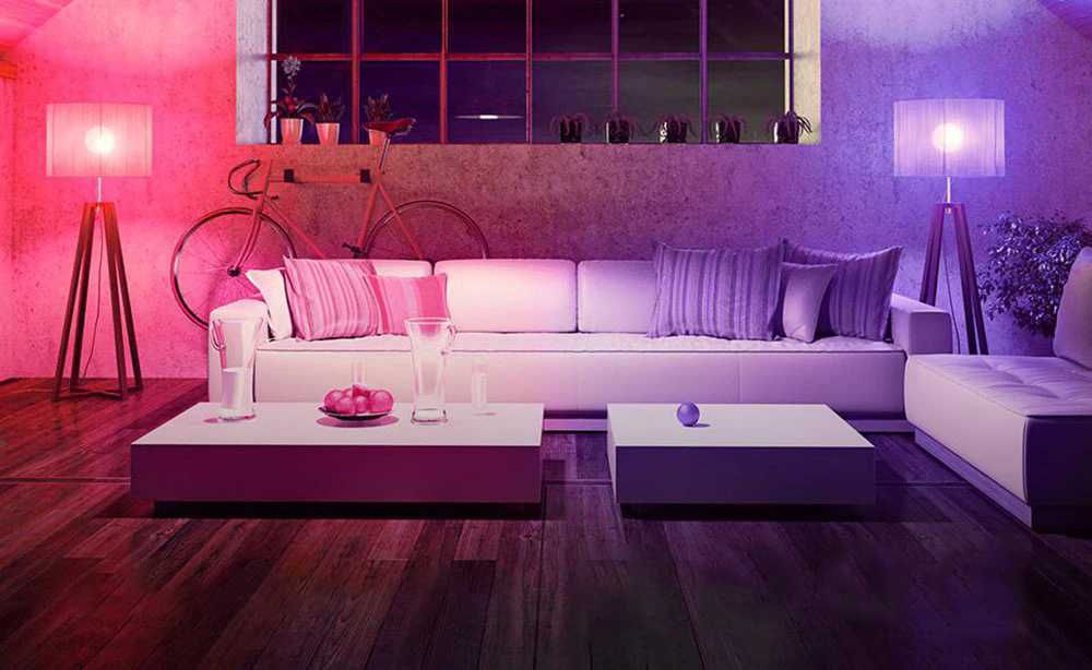 Bec cu led RGB 3W E27 cu telecomanda