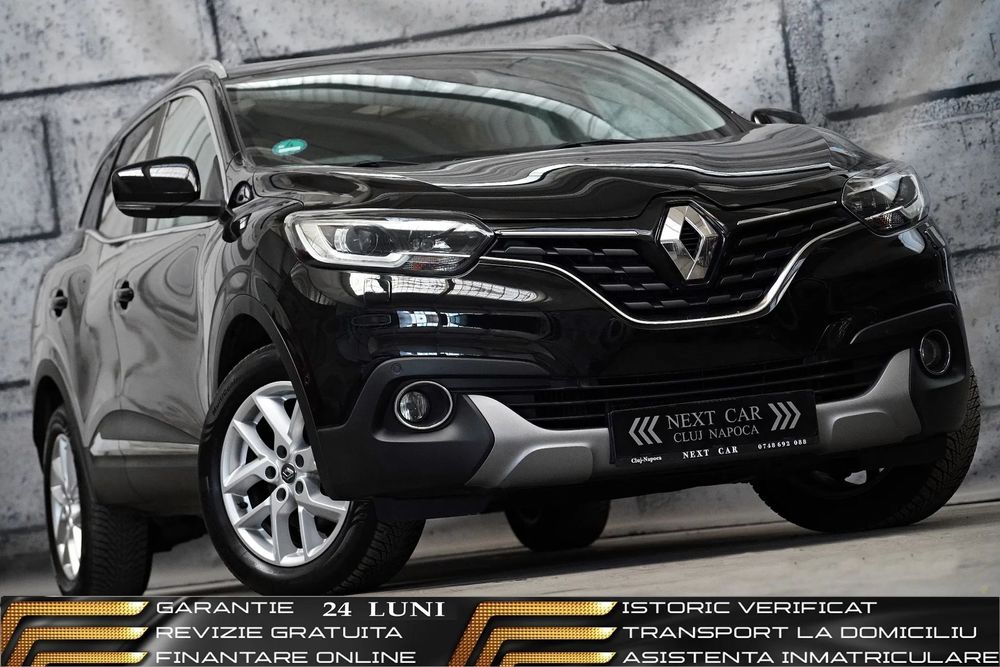 Renault Kadjar GARANTIE 24 LUNI*REVIZIE*Bose Edition*130Cp*Piele*Navi*Led*Camera