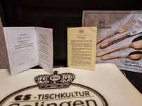 Solingen 24 karat gold set tacamuri germany