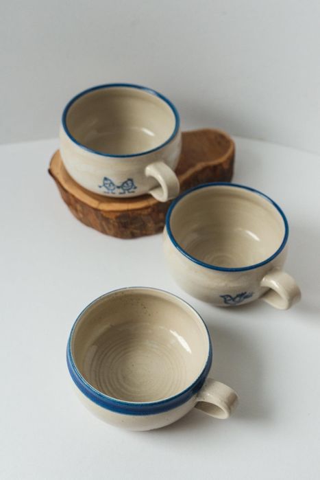Set de 3 cani ceramica
