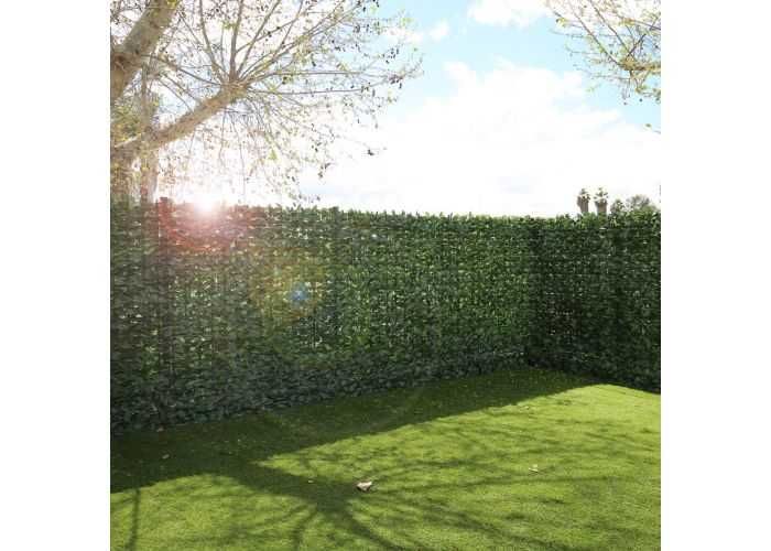 Gard verde frunze artificiale 1x3 m, decorativ / protectie / mascare