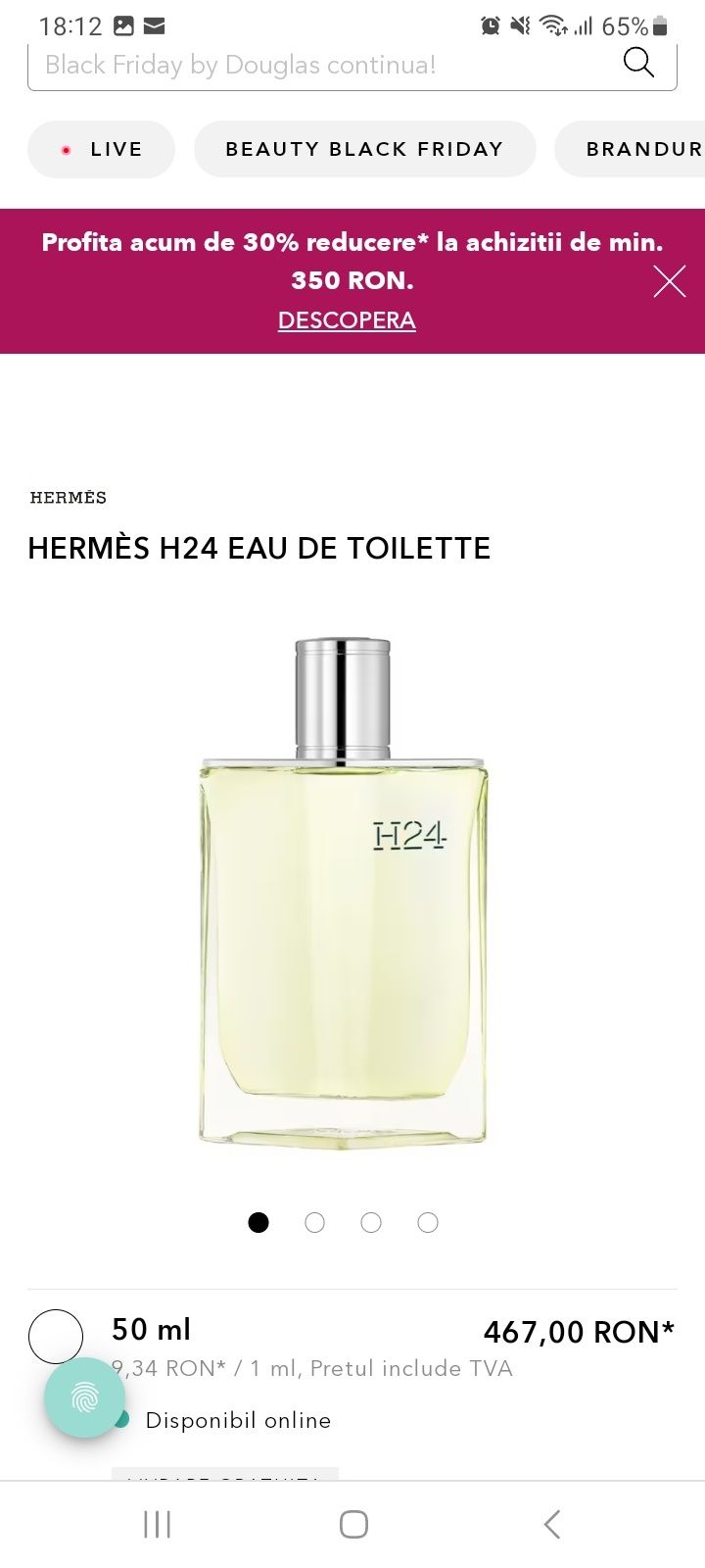 Parfum Hermes H 24