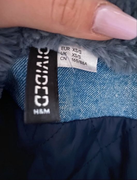 Haina de blana h&m din denim