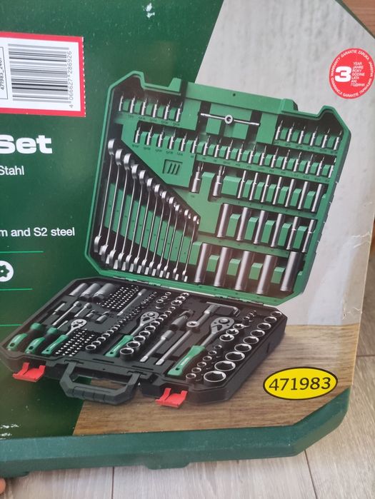 Trusa de scule Parkside cu tubulare clichet chei biti