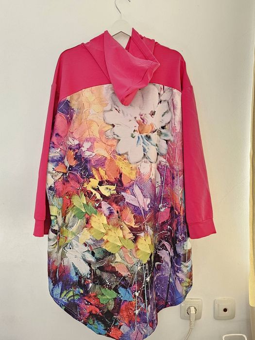 Дамска туника цвят циклама