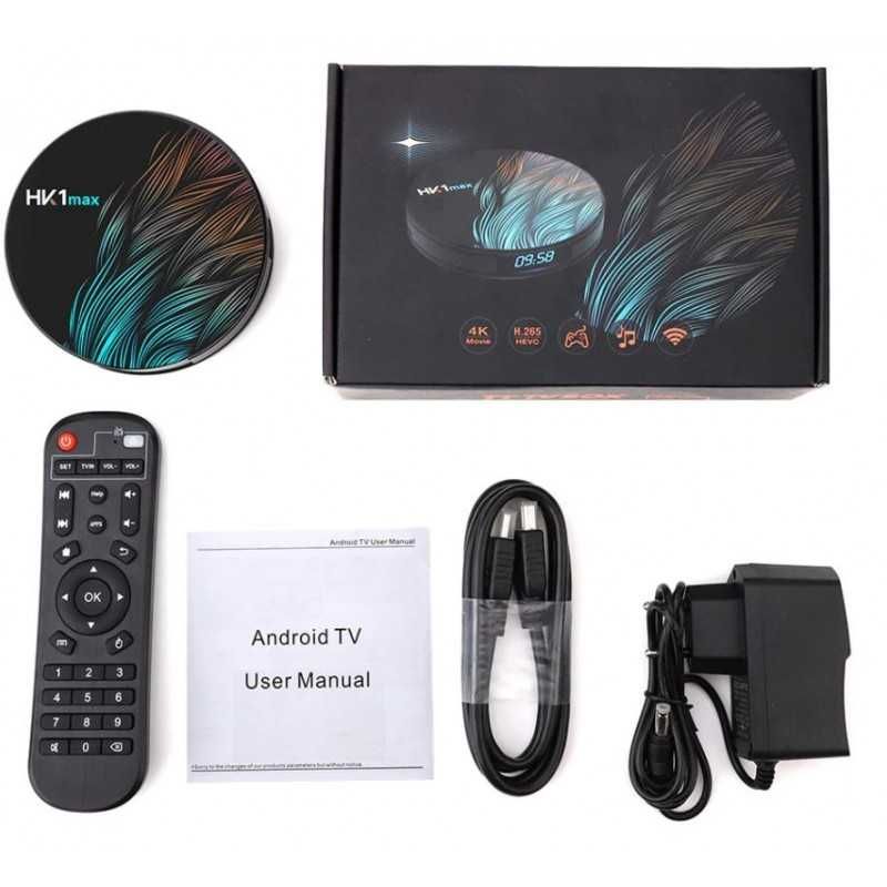 Smart TV Box, Mini Pc cu WiFi - Quad Core - Android 9.0, 4K, 2.4 GHz