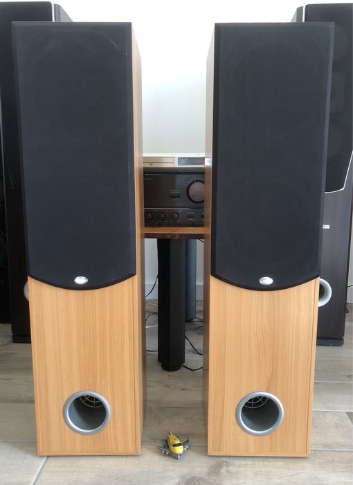 Boxe de podea Wooden Loud / sunet clar , bass profund / 120W RMS