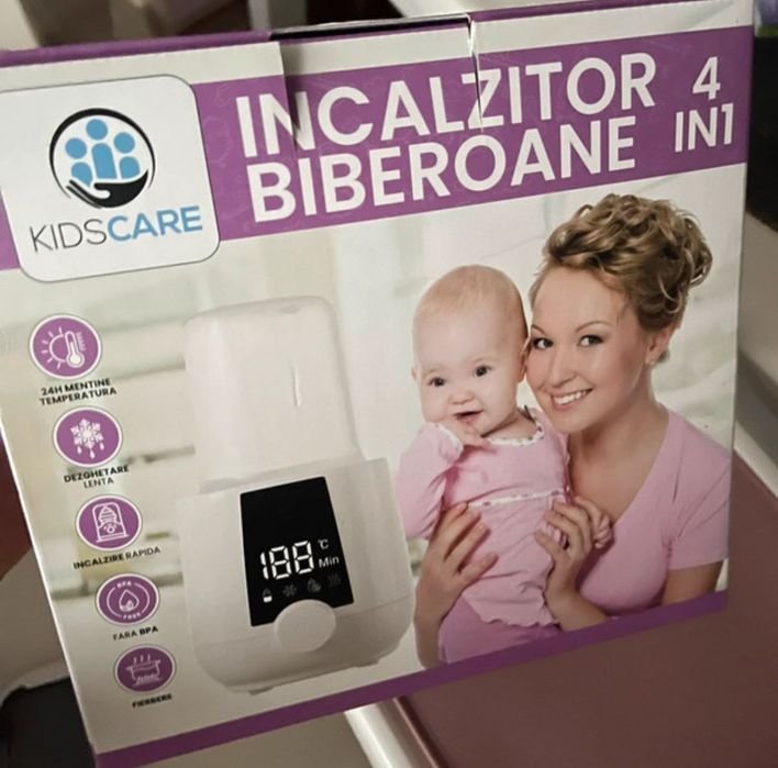 Incalzitor biberoane 4 in 1 Kidscare KC171 cu afisaj digital
