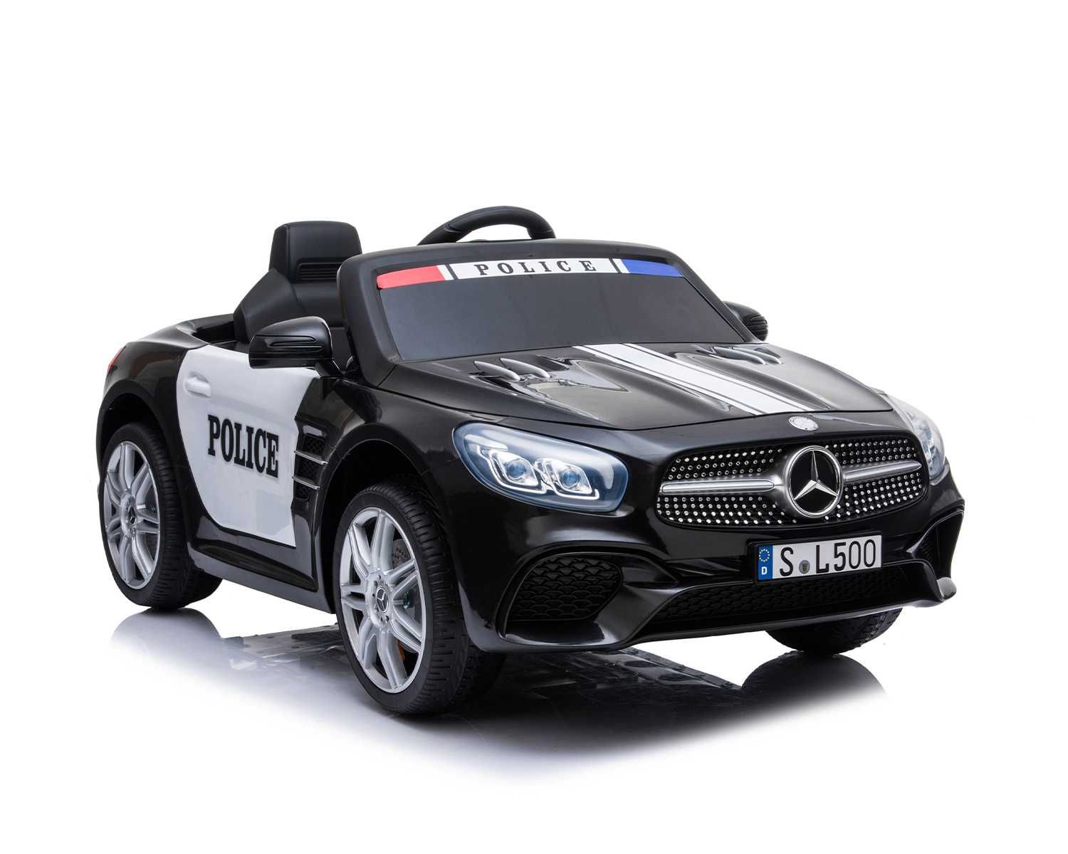 Лицензирана Акумулаторна Кола Mercedes Benz SL500 Police, 80W, 12V7AH