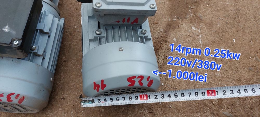Motor cu reductor NOU 14rpm și 23rpm cazan