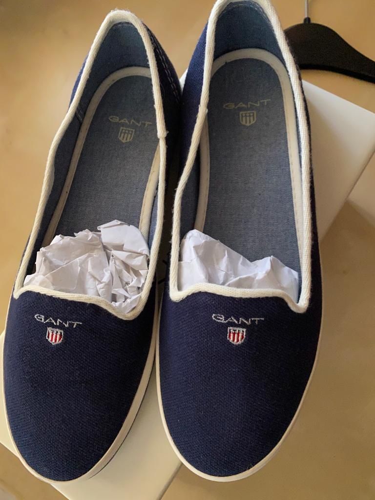 Vand mocasini/slip on bleumarin de dama, Gant, marimea 38, ca noi