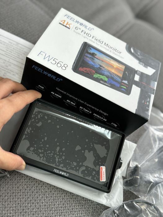 Продам накамерный монитор новый Feelworld FW568 V3