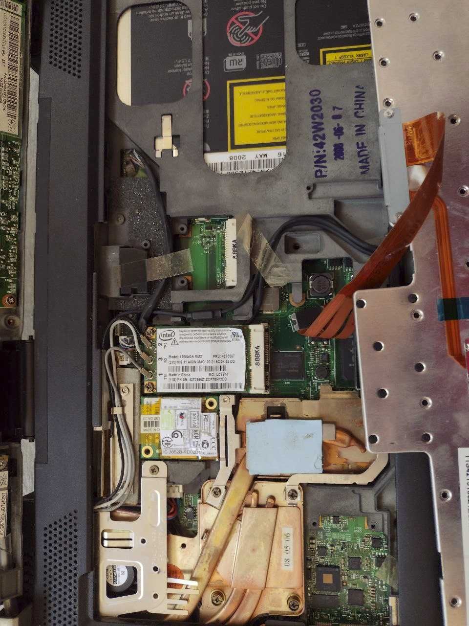 Лаптоп Lenovo Thinkpad T61 6458-GC8 15 инча widescreen на части