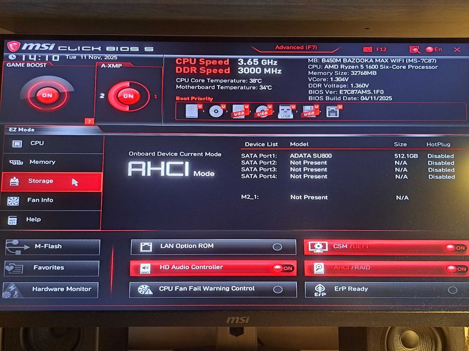 Desktop PC Gaming (R5 1600AF/ RX 5500 XT 8GB/ 32GB RAM)