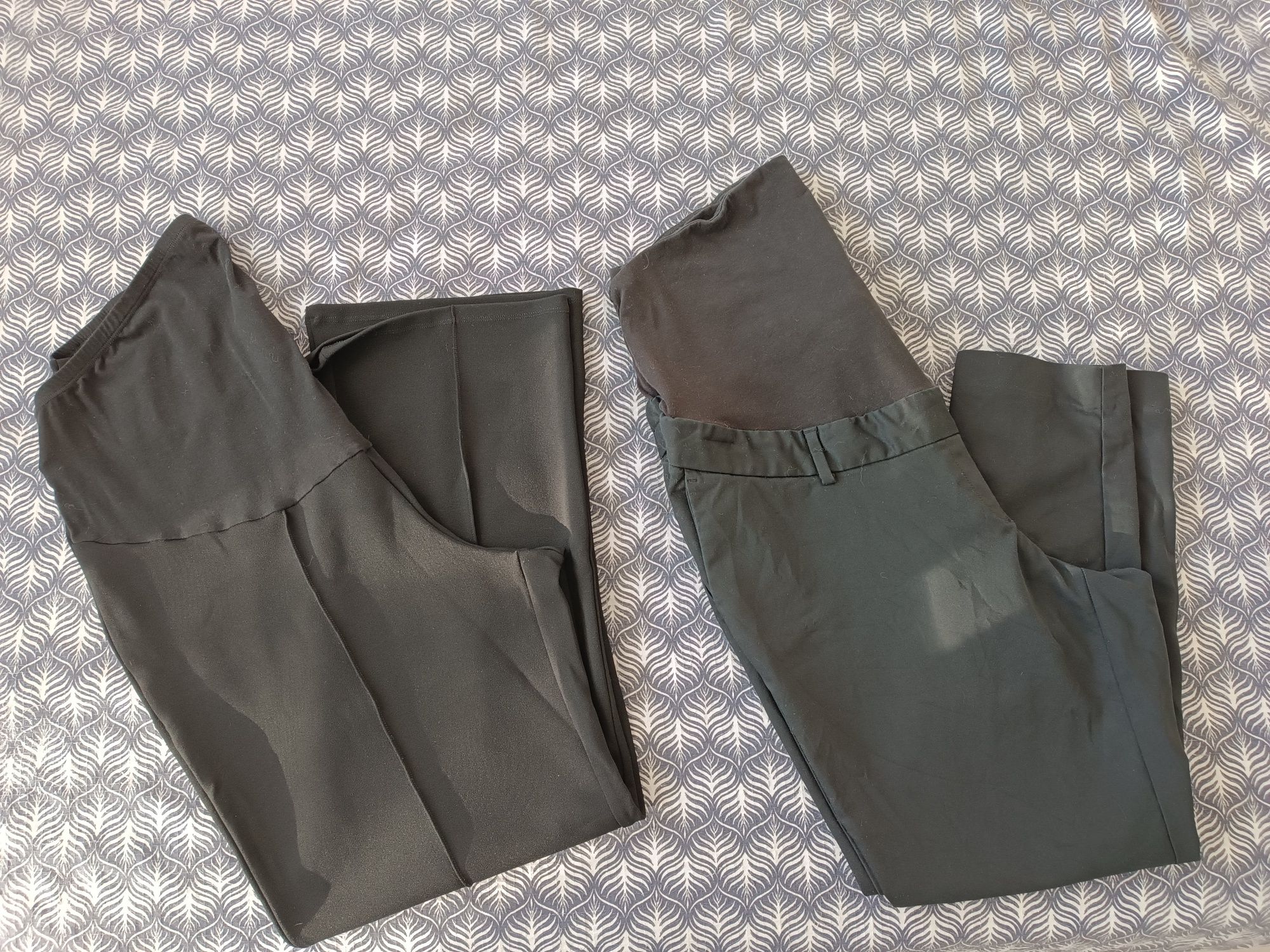 Черни елегантни панталони за бременни H&M Mama, размер XL