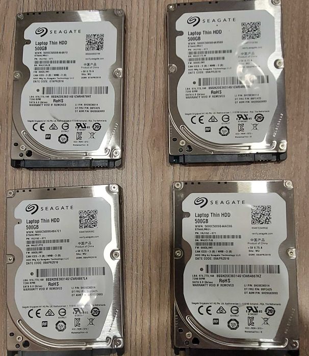 Жесткие диски 500гб (SEAGATE). For notebook.