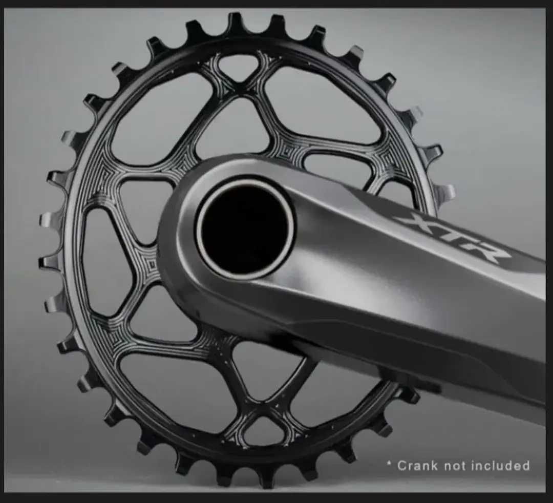 Foaie Absolute Black OVAL SHIMANO Direct Mount 1X Chainring - 28T