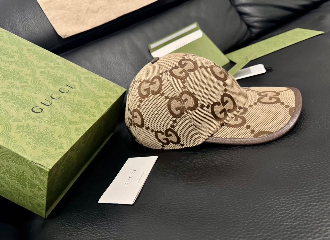 Sapca originala Gucci bej noua