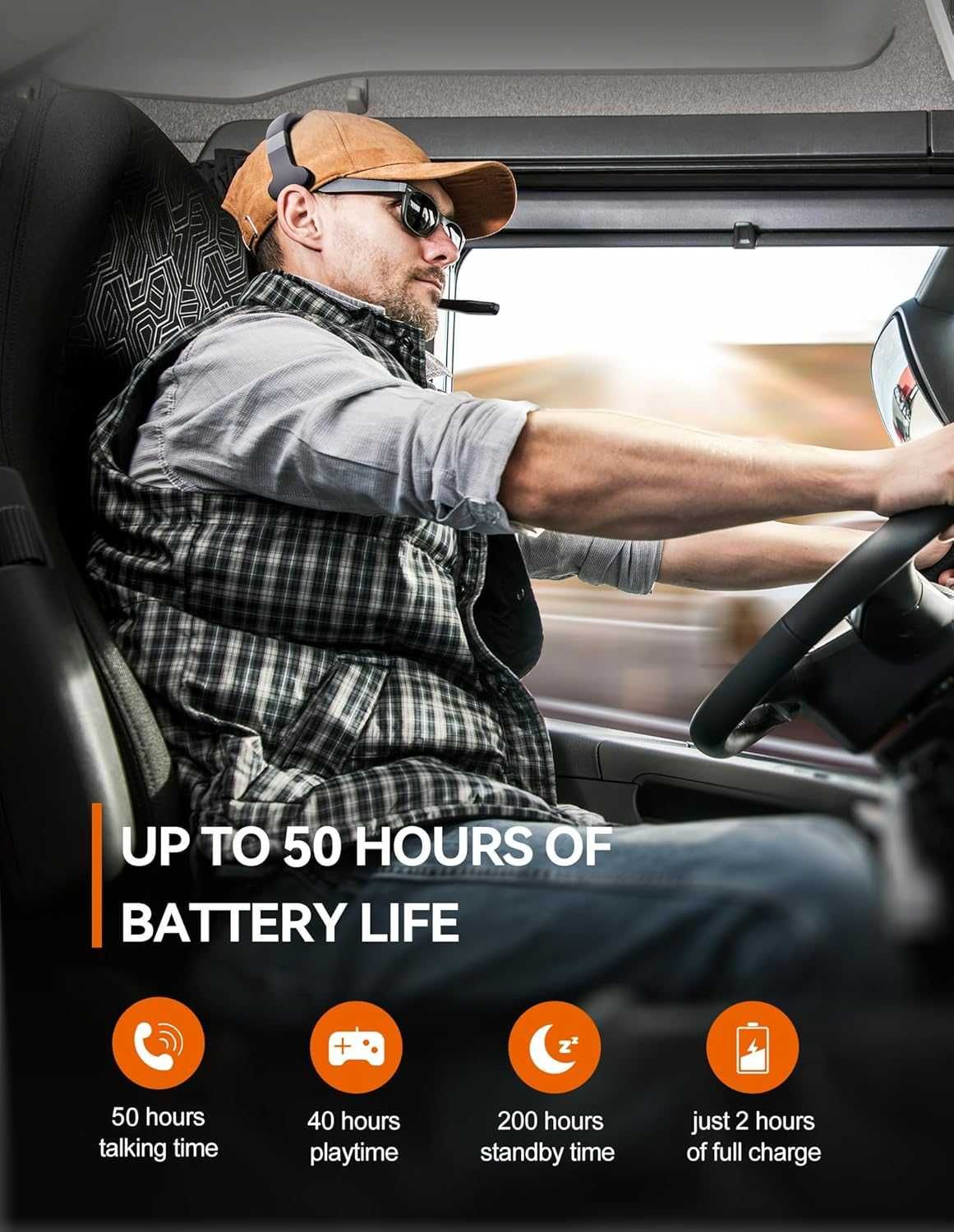 TECKNET Bluetooth слушалка с микрофон