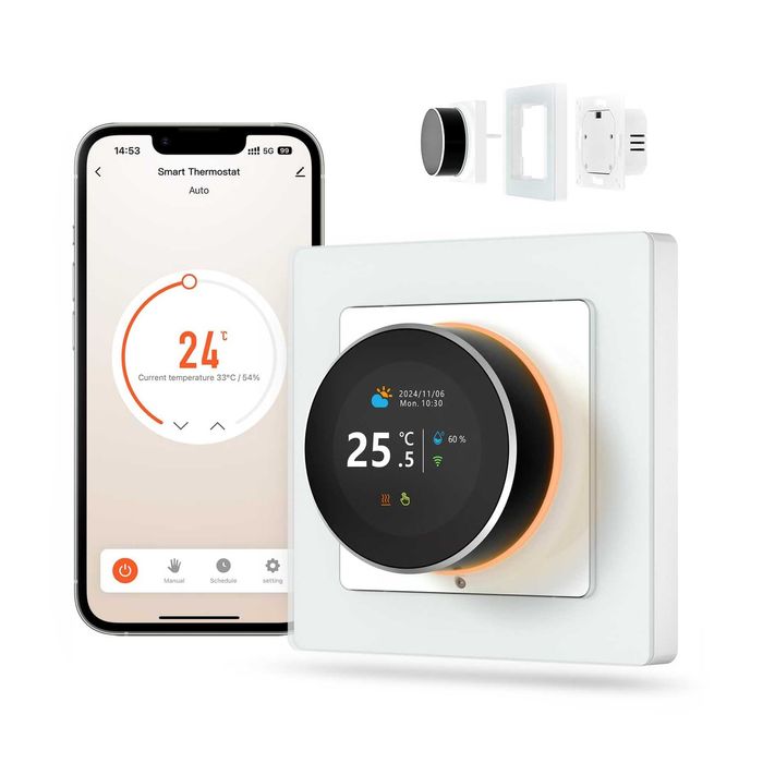 MIUCDA WiFi Програмируем термостат за водно подово отопление 3A