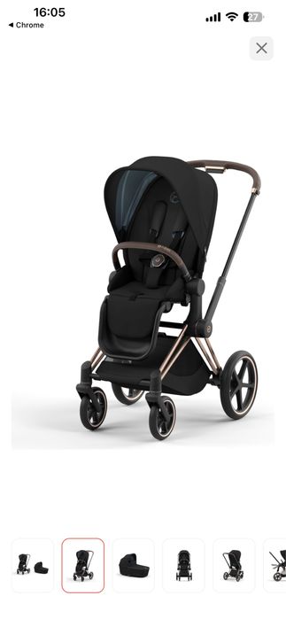 Продам люксовую коляску Cybex Priam 2 в 1+в подарок Joie кроватка