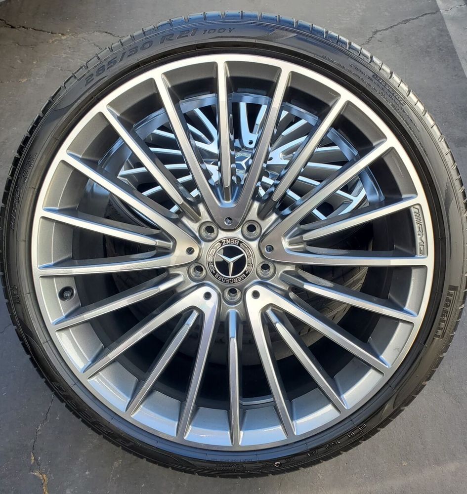 Jante originale 21" - Mercedes S Class W223 cu anvelope de vara