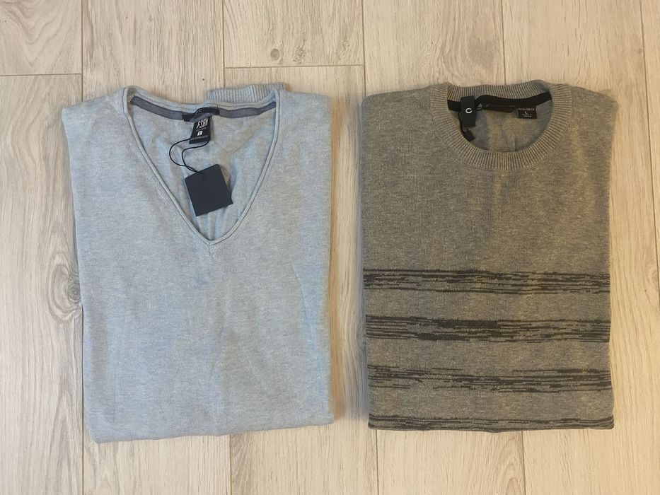 Pulovere bumbac barbatesti marimea L, noi